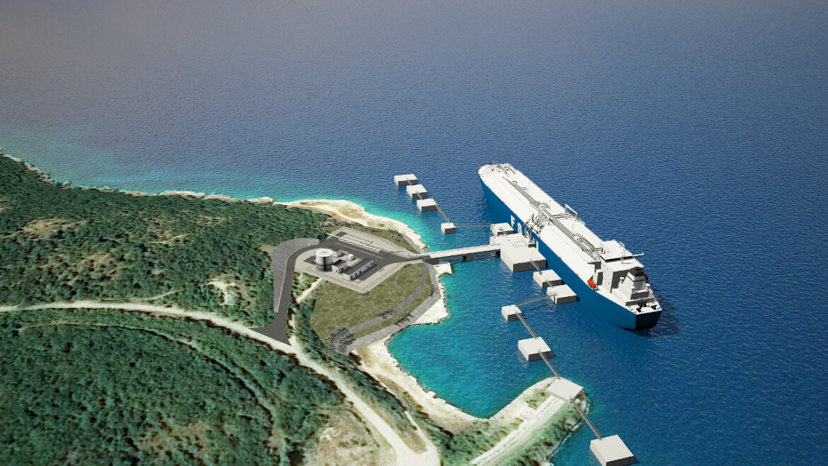 Obavijest o popunjenom kapacitetu terminala LNG